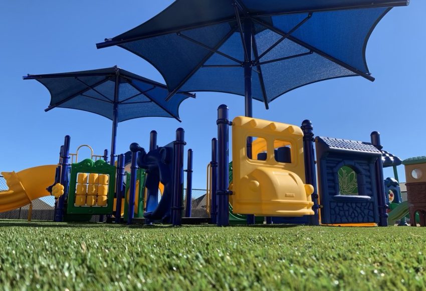 Commercial Playground Equipment with Sun Shelters