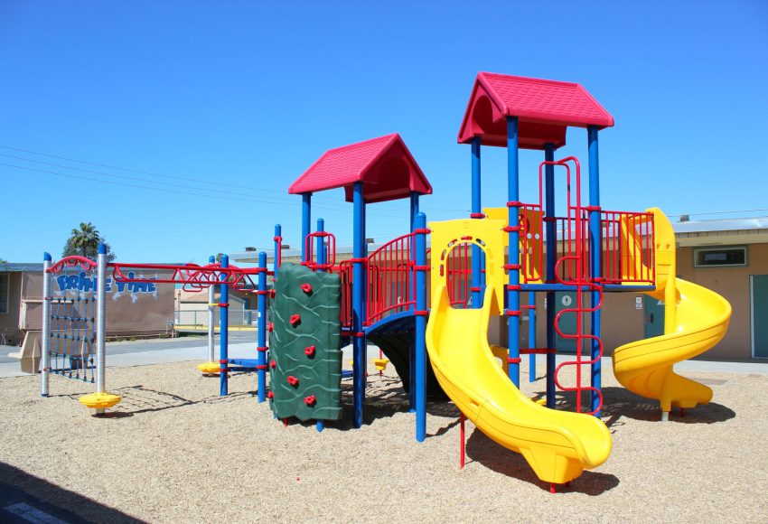 Commercial playground at school
